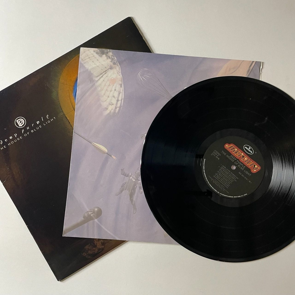 Винтажная виниловая пластинка LP Deep Purple The House Of Blue Light Дом Голубого Света (USA 1987) Mitzi Dupree