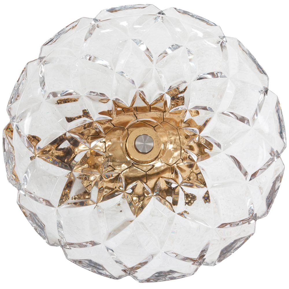 Фруктовница Черепаха Бронза со стеклянной чашей