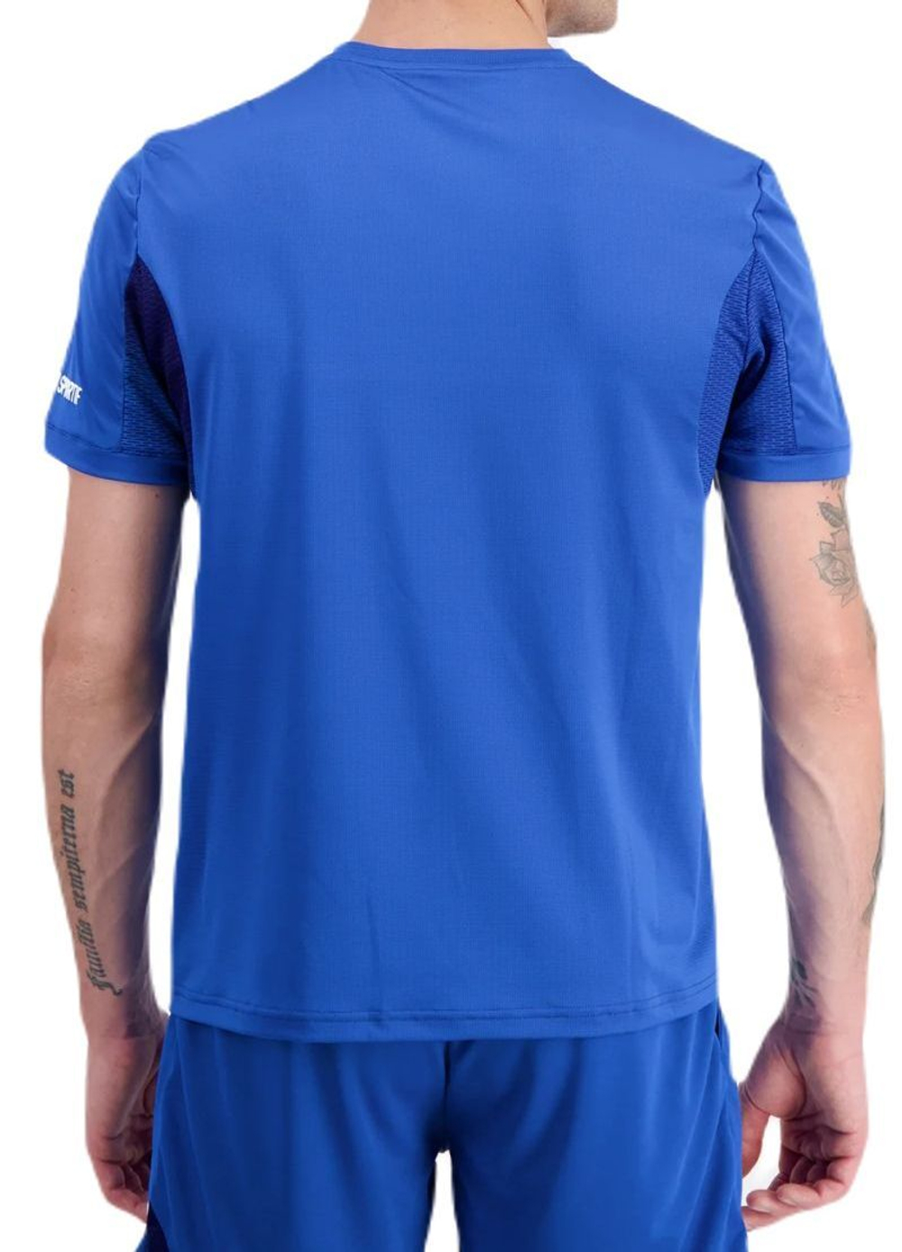 Мужская теннисная футболка Le Coq Sportif Training T-Shirt Short Sleeve 24 - небесный