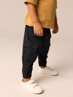 Брюки карго для мальчика Next E44-892, Черный
