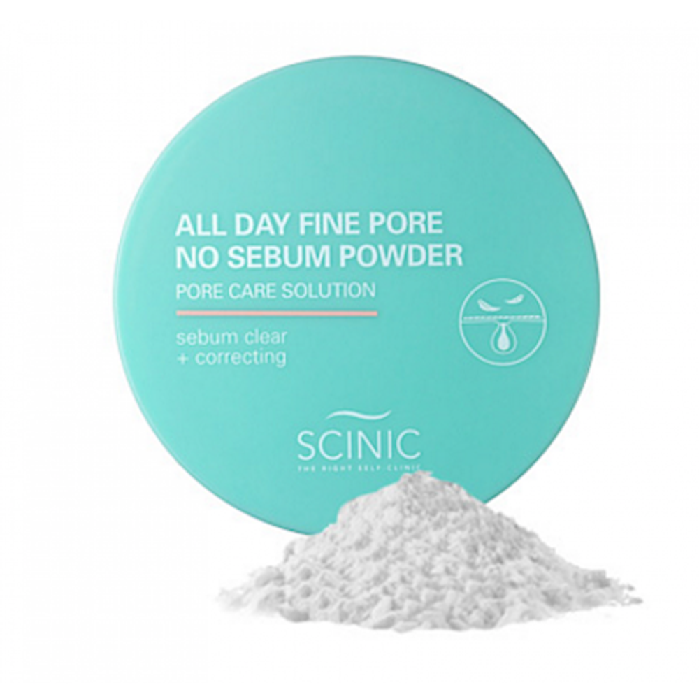 Scinic all day fine pore no sebum powder  - Легкая рассыпчатая матирующая пудра