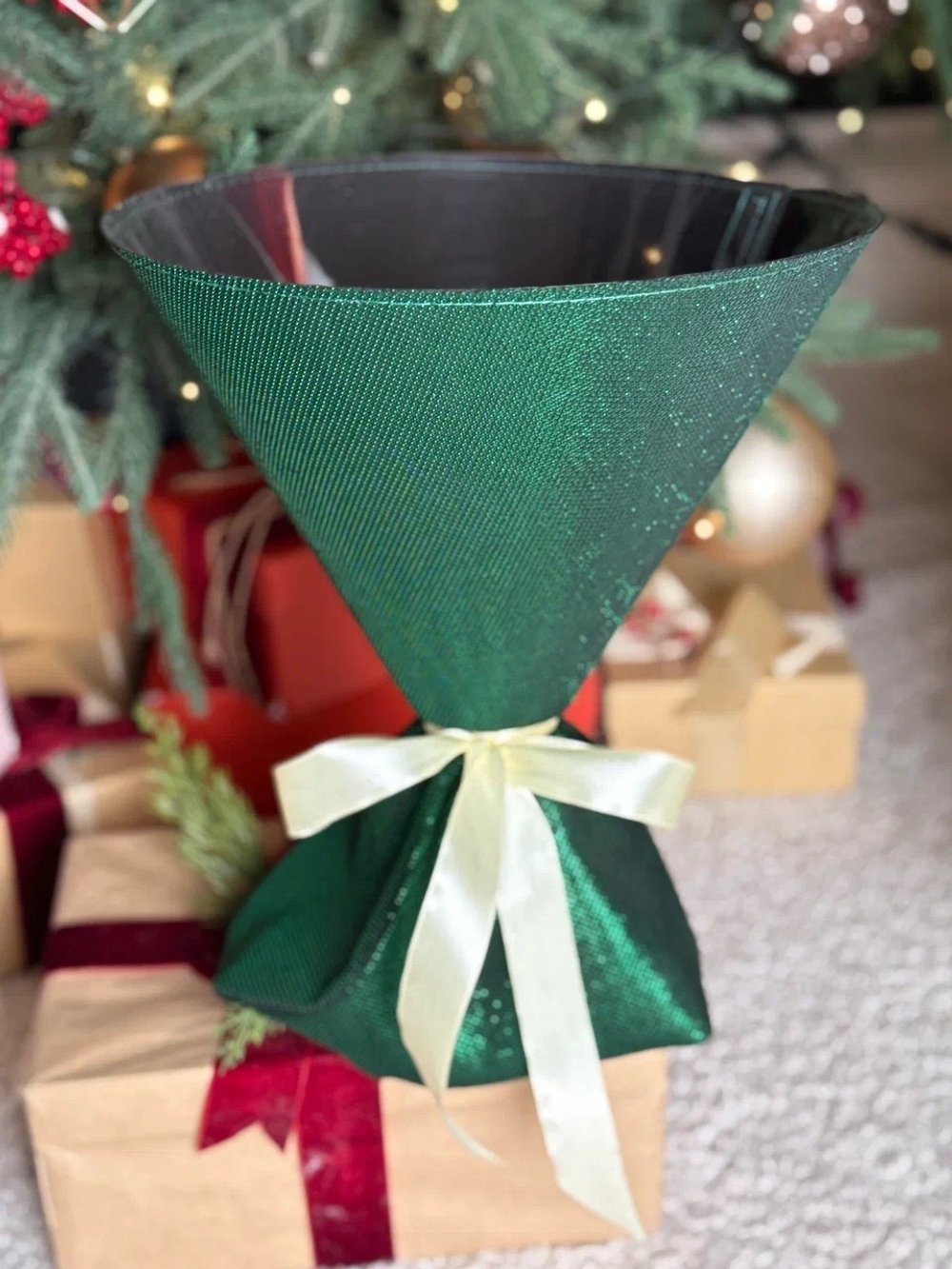 Платье Мерцание (круг). Цвет:Зеленый.