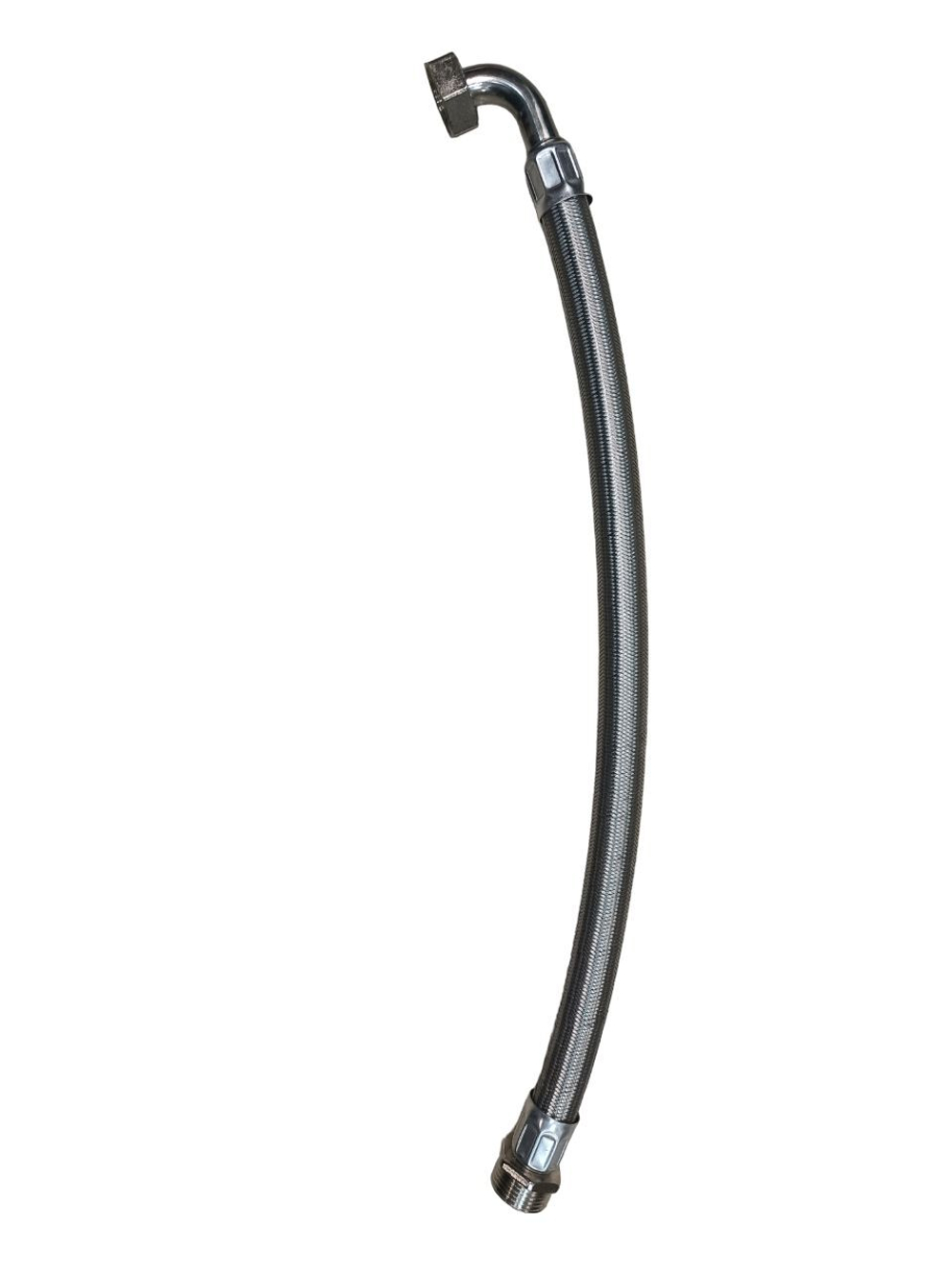 Гибкая подводка для воды угловая нерж.сталь 4WATER, 60 см, 1"SS, гайка/штуцер