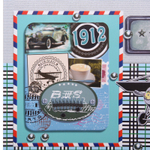 Пакет подарочный «Винтаж» 31*42*12 см, микс