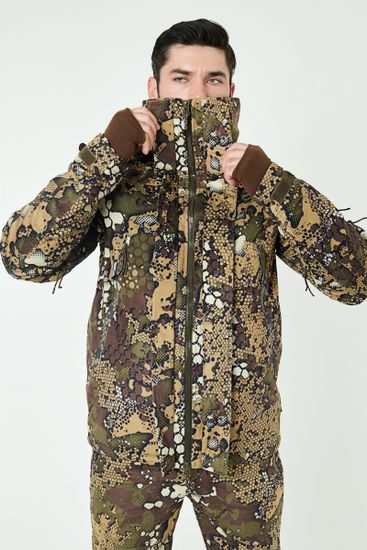 Костюм зимний  "TRITON PRO" - 15  (Мембрана, Вельбоа, Бежевый) TRITONGEAR
