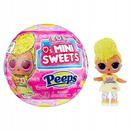 Кукла LOL Surprise Loves Mini Sweets Peeps - Шар-сюрприз с куклой ЛОЛ и 6 аксессуарами 590774
