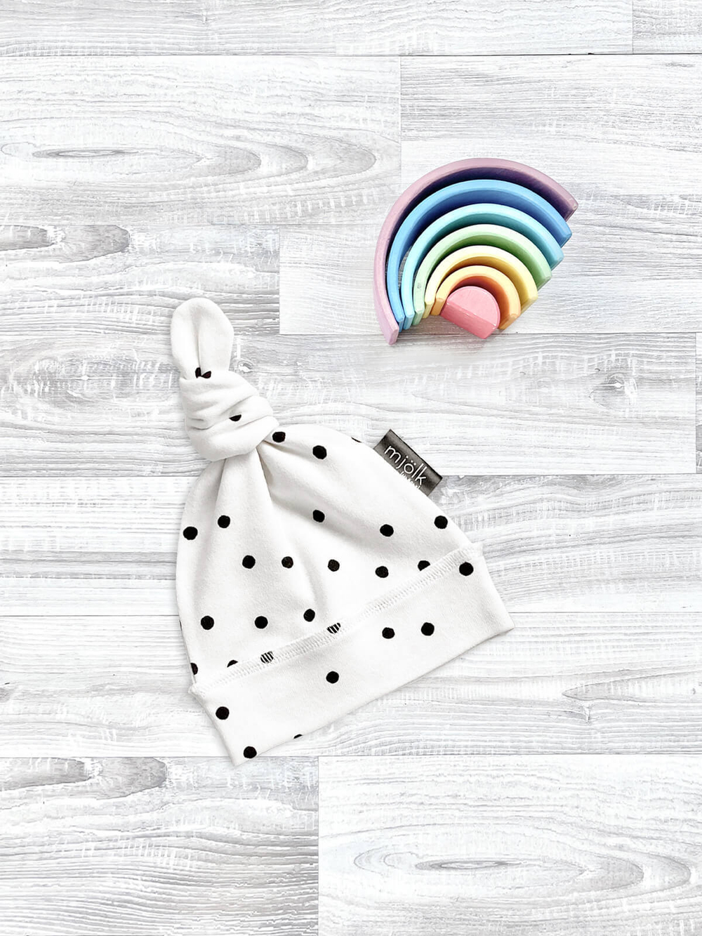 Шапочка Mjölk Горошки, уценка