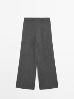 Massimo Dutti Вязаные кюлоты, серый
