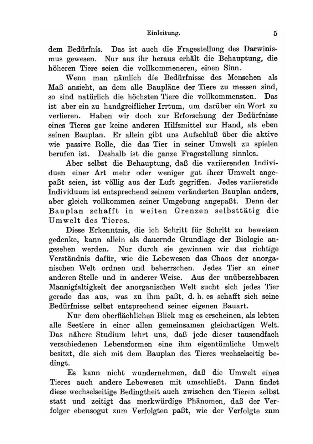 Umwelt und Innenwelt der Tiere | Jakob von Uexküll