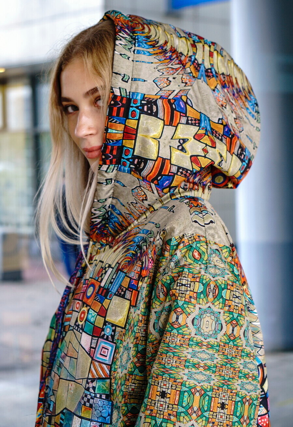 Двустороннее пальто-парка