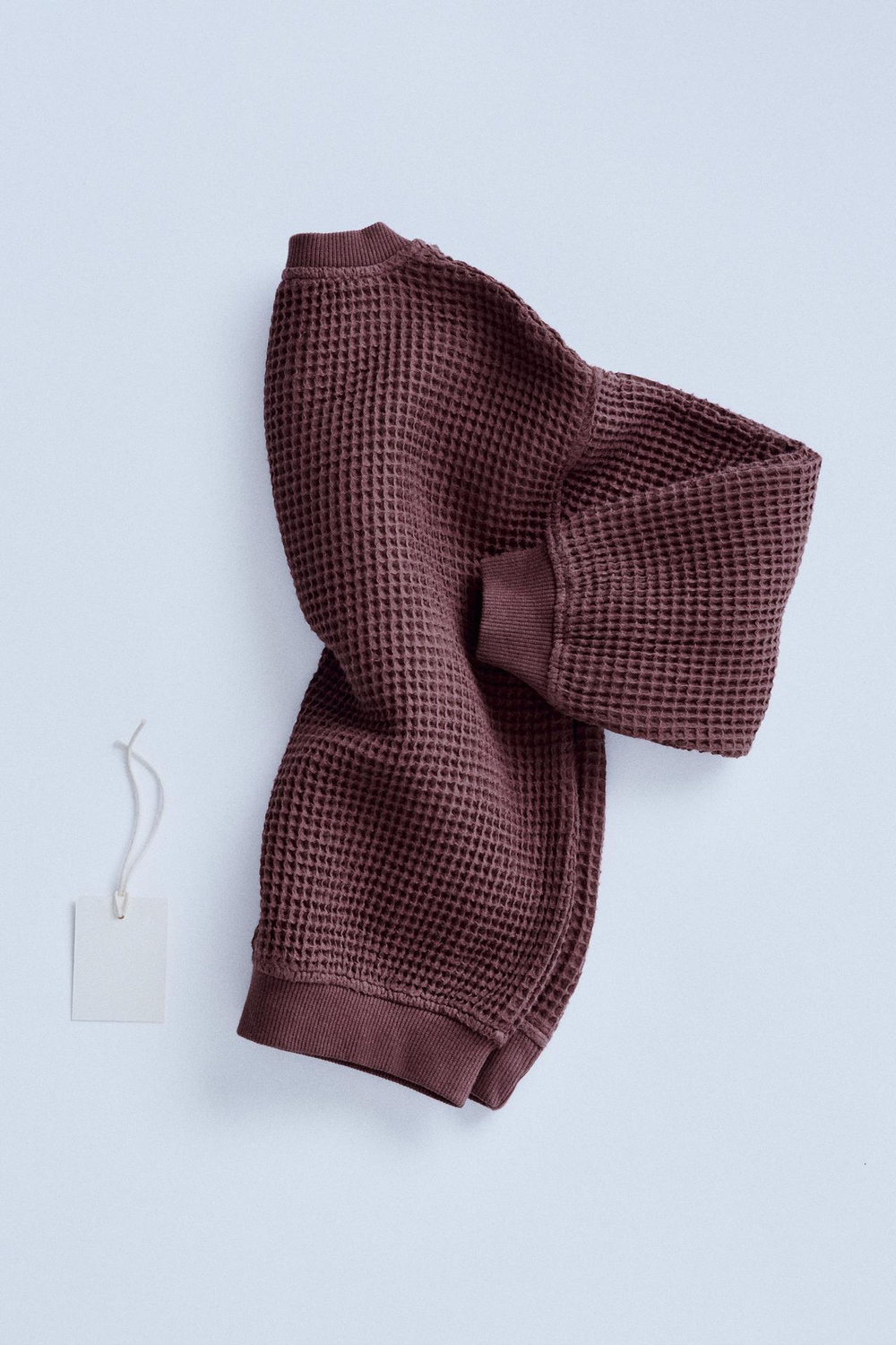 ZARA TIMELESZ ТОЛСТОВКА ИЗ РИФЛЕНОЙ ТКАНИ, ЦВЕТ БУРГУНДСКОГО ВИНА