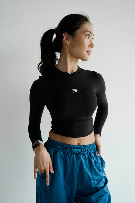 ЛОНГСЛИВ ROCK (черный)