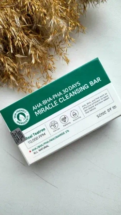 Some By Mi Мыло с кислотами для проблемной кожи - AHA-BHA-PHA 30 days miracle cleansing bar, 100г