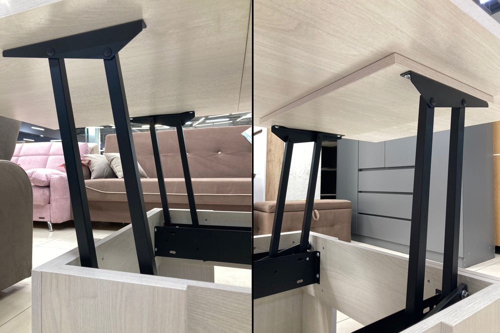 Стол-трансформер ясень белый 22мм