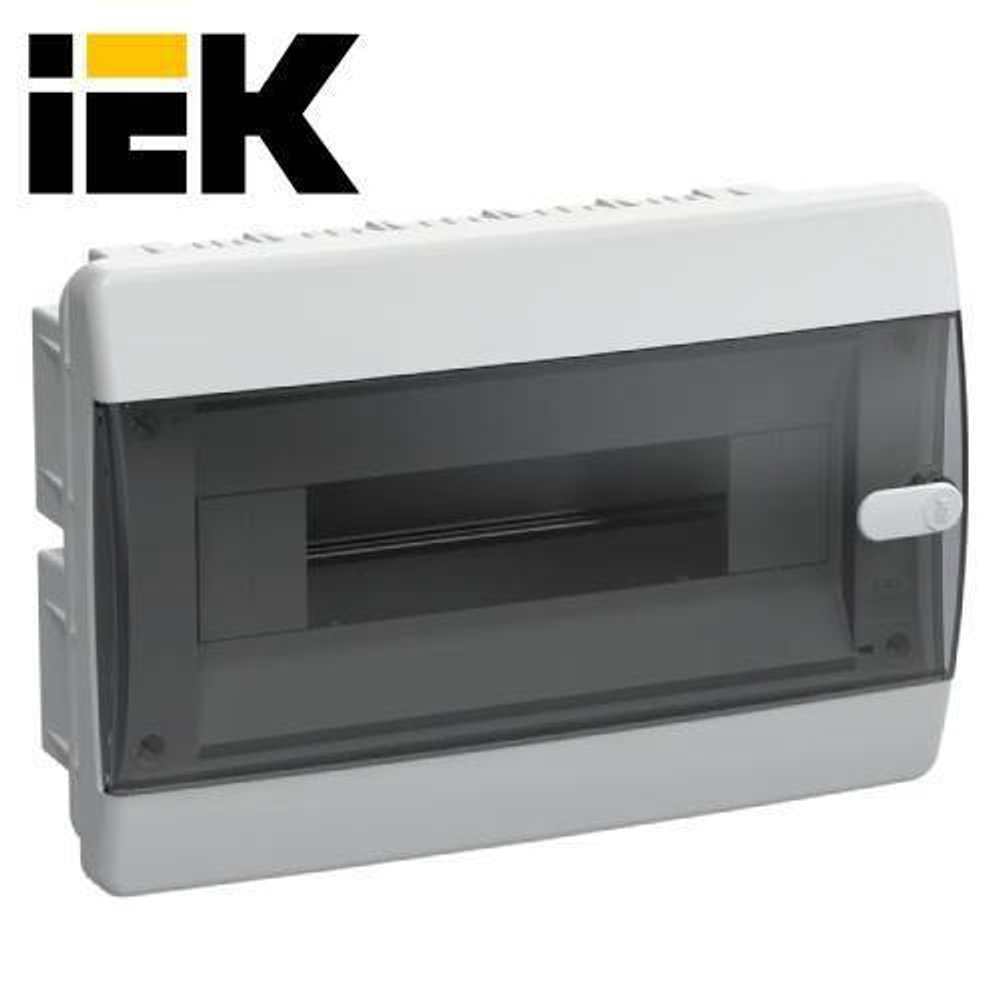 UNION Compact Корпус пластиковый ЩРВ-П-12 IP41 прозрачная дверь IEK