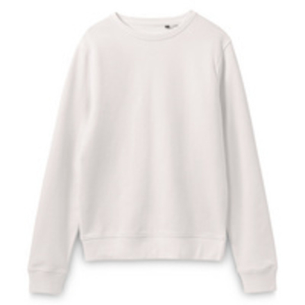 Свитшот унисекс BNC Inspire (Organic), молочно-белый