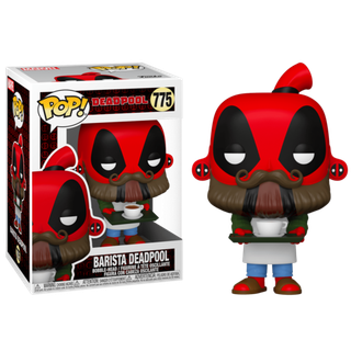 Фигурка Funko POP! Bobble Marvel Deadpool 30th Coffee Barista