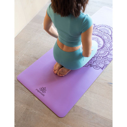 Каучуковый йога коврик Mandala Yanta Yoga 185*68*0,4 см