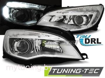 Передние фары CHROME TRU DRL для Opel Astra J
