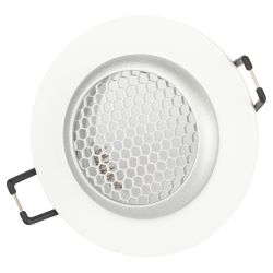 Светильник встраиваемый алюминиевый ЭРА KL109 WH/SL под лампу MR16 GU5.3 белый/серебро матовый | Алюминиевые встраиваемые светильники