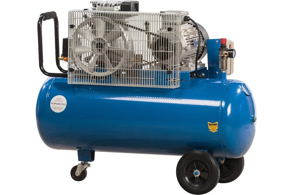 Компрессор поршневой с ременным приводом, объем 100 л NORDBERG ECO NCE100/520