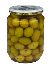 Оливки зеленые AgaOglu Soslu в соусе пряные 720 г x 2 шт