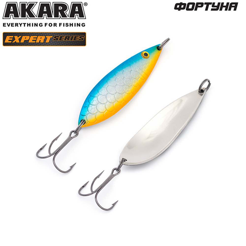 Блесна колебалка Akara Expert Фортуна 80 мм 24 гр. 1/SIL