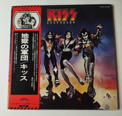 Винтажная виниловая пластинка LP Kiss Destroyer (Japan 1976) (Obi) Casablanca SWX-6268