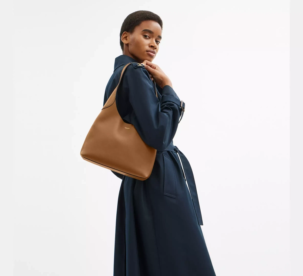 COACH СУМКА ЧЕРЕЗ ПЛЕЧО BROOKLYN 28, МЕДОВО-КОРИЧНЕВЫЙ