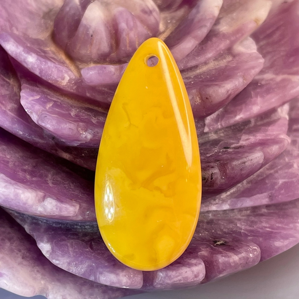 50505  Янтарь Кулон 17*32мм