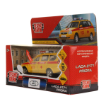 Модель ин. мет. "Lada 2171 Priora. Реанимация" 12см.свет-звук, двери, багаж, в коробка PRIORAWAG-12SLAM