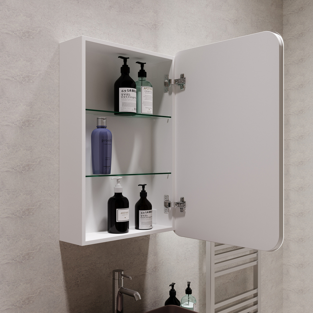 Зеркальный шкаф MIXLINE "Фиджи" 500*750 (ШВ) правый,сенсор.выкл, светодиодная подсветка