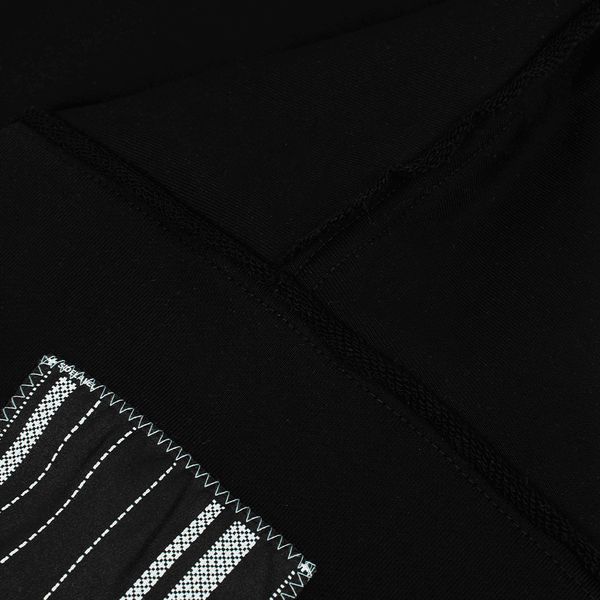 Худи Технопессимизм Heavycotton Embroided Blackout черный - фото 6