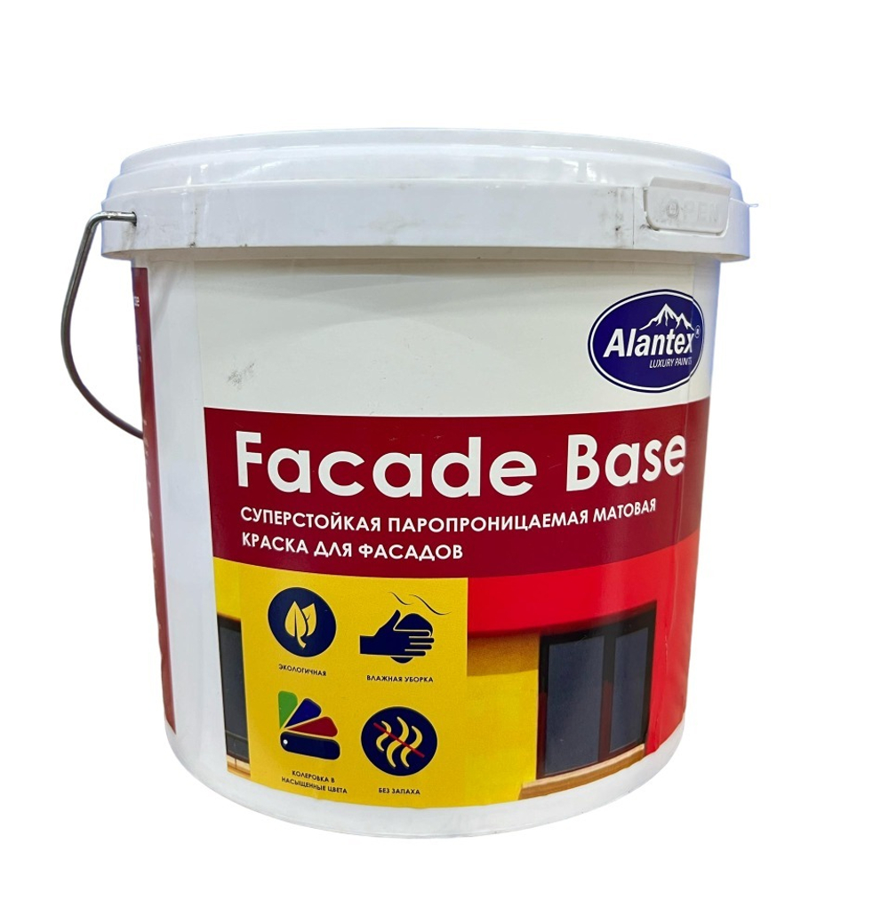КРАСКА ФАСАДНАЯ ALANTEX FACADE BASE "C"  5 КГ (Р-18) (4870233517080)
