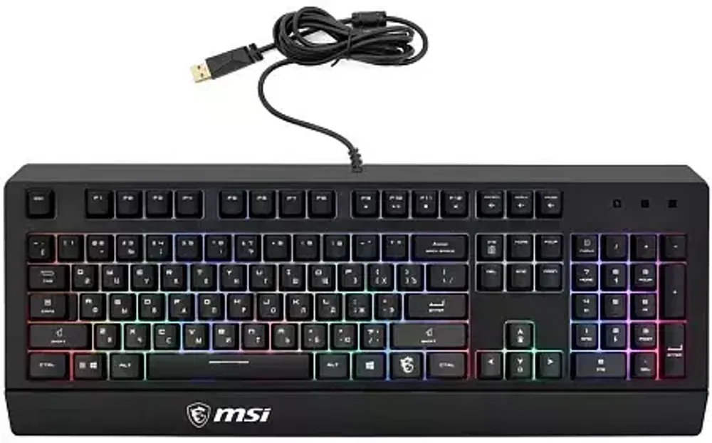 Клавиатура USB MSI (Vigor GK20 RGB Black)
