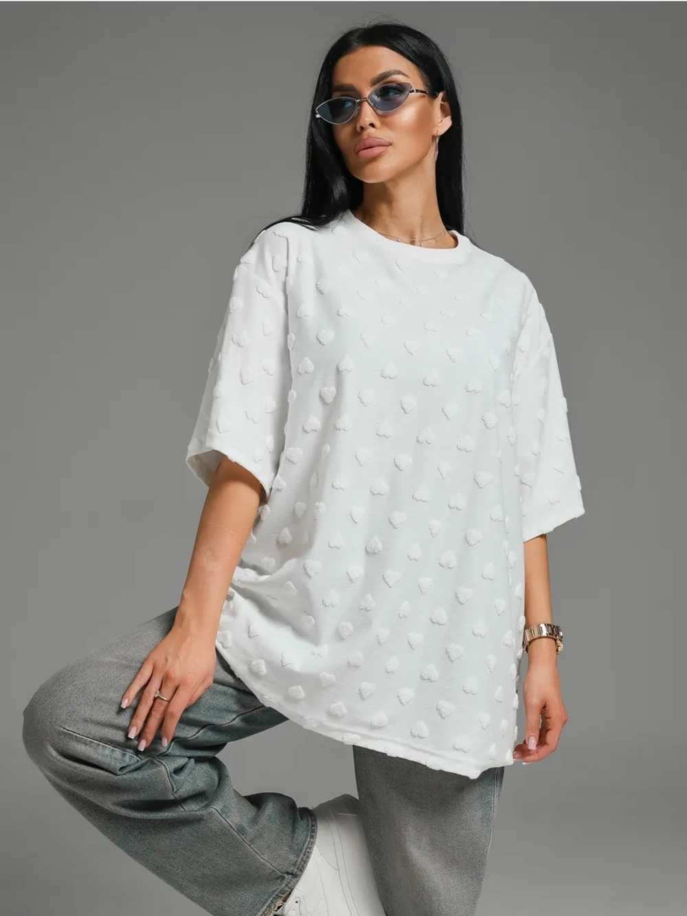 Кулирка МАХРОВЫЕ СЕРДЕЧКИ молоко