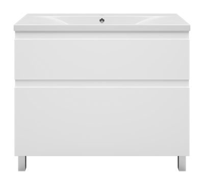 Тумба под раковину Misty Лаки 100 (белая)