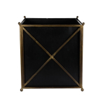 Кашпо чёрное