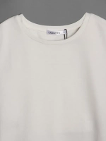 Футболка женская летняя, молочная