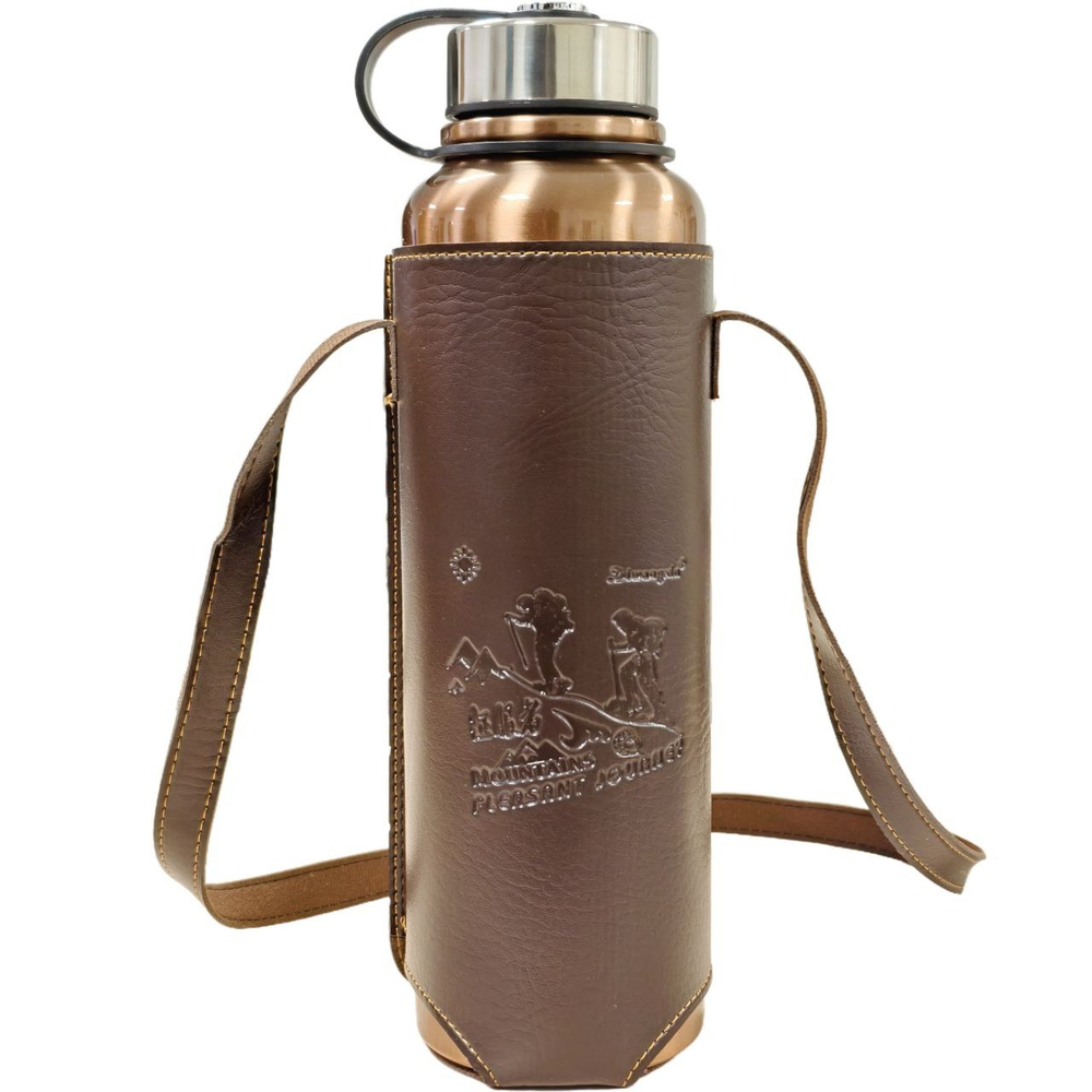 Термос с ситечком в чехле 1500мл