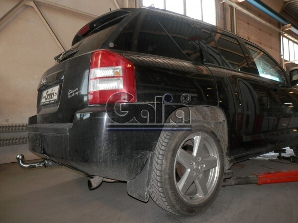 Фаркоп оцинкованный Galia J012C для Jeep Compass MK 2006-2011, Jeep Liberty 2006-2011(паспорт и сертификат в комплекте)(без электрики)