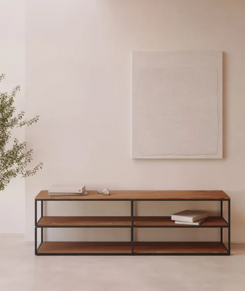 Тумба под ТВ Yoana 160x40 см, орех