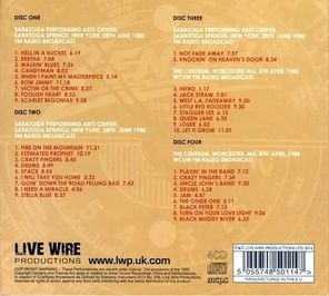 Grateful Dead / Live On Air - Volume One (4CD)