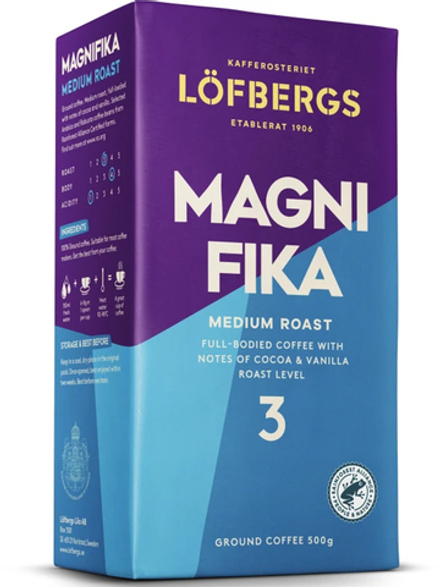 Кофе молотый Lofbergs Magnifika 500 гр., 100% арабика