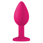 Анальная пробка 7,5см Lola Games Emotions Cutie Small Pink Black Crystal 4011-02Lola