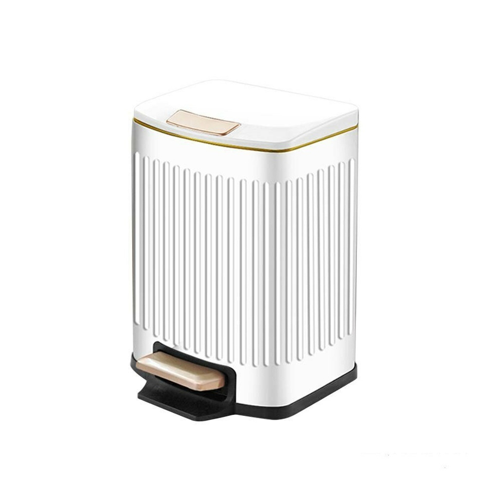 Ведро для мусора 7л с педалью нерж, BZ-A77LWH