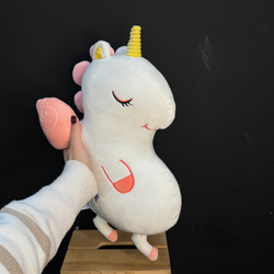 Единорог плюшевый белый