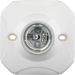 Патрон-основание E27, керамический, белый, duwi 24618 3