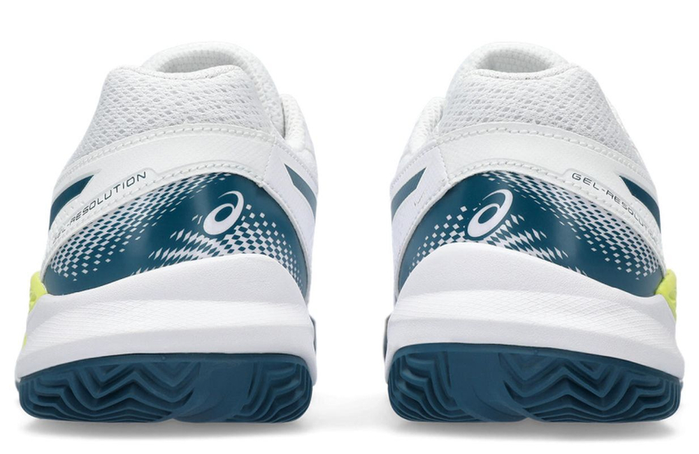 детские Кроссовки теннисные Asics Gel-Resolution 9 GS Clay - белый