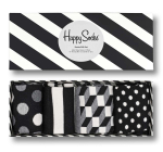 Подарочный набор носков 4-Pack Classic Black & White Socks Gift Set (Размер: 29) (Цвет: черный с белым)